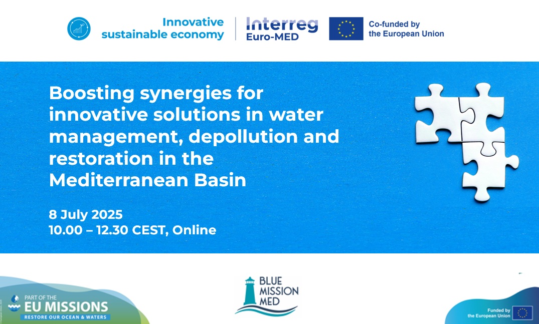 Boosting synergies for innovative solutions in water management, depollution and restoration in the Mediterranean Basin