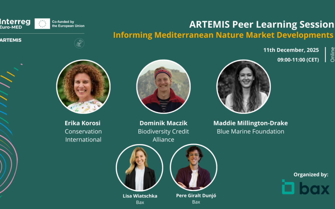 ARTEMIS Session: Informing Mediterranean Nature Market Developments