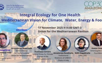 Integral Ecology for One Health: A Mediterranean Vision for Climate, Health,Water, Energy & Food