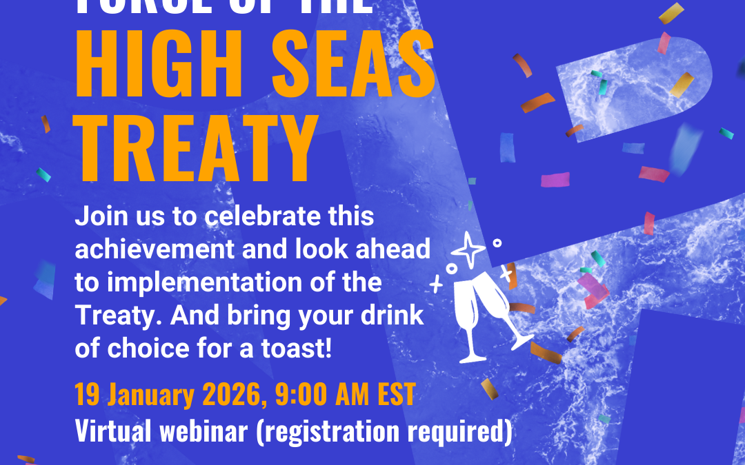 Celebrating the entry into force of the High Seas Treaty
